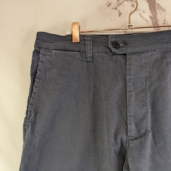 Rollas Pants Mens 34 X 32 Lazy Boy Wide Leg New Ink Drill Dark Gray Carpenter - Picture 2 of 12